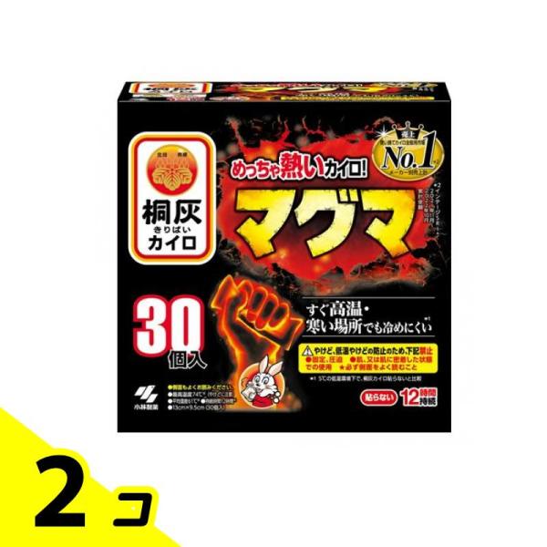 小林製薬 桐灰カイロ マグマ 貼らないタイプ レギュラー 12時間持続 30