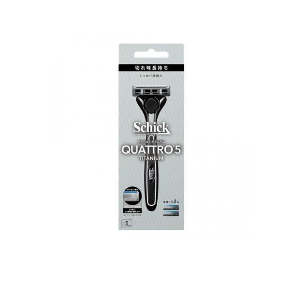 Schick(シック) クアトロ5 チタニウム ホルダー 刃付き+替刃1コ 1セット (1個)