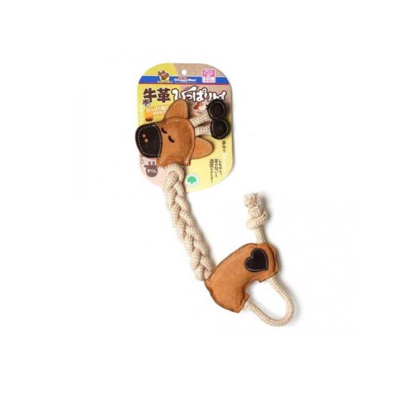 牛革ひっぱりトイ きりん