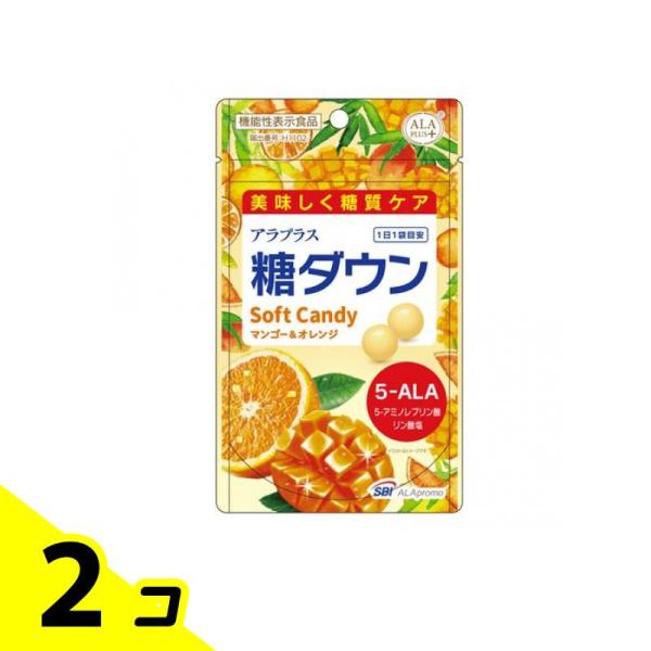 使用期限は3カ月以上先のものを送ります。●ALA PLUS＋ アラプラス 糖ダウン ソフトやわらかキャンディー マンゴー＆オレンジ味●機能性関与成分として独自の特許成分「5-ALA」を配合した新発想のキャンディーです。●「5-ALA」は、従...
