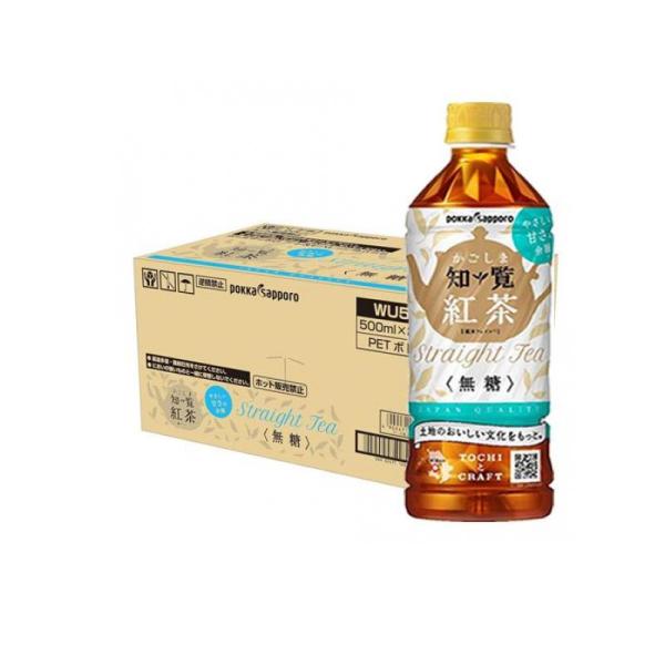 他サイト： かごしま知覧紅茶 無糖 500mL (×24本入) (1個)の商品画像