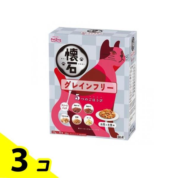 他サイト： 懐石 5つのごほうび グレインフリー 180g 3個セットの商品画像