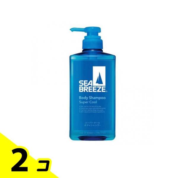 ファイントゥデイ シーブリーズ スーパークール ボディシャンプー ポンプ付本体ボトル 490mL ×2個