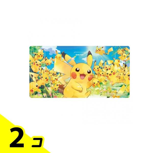 ポケモンカードゲーム ラバープレイマット ピカチュウ大集合 1枚入 2個