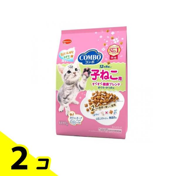 コンボ キャット 子ねこ用 にぼし入りチップ添え 600g 2個セット