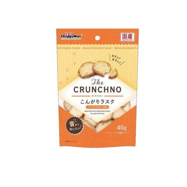 The CRUNCHNO ラスク ベーコンチーズ味 ドギーマンハヤシ コンガリラスクベ-コン&チ-ズ40