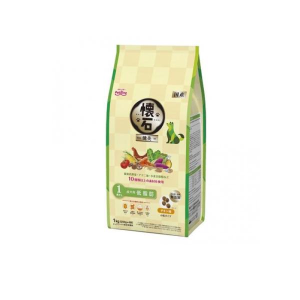 低脂肪 1歳から 1kg ドッグフード ドライフード 成犬用 総合栄養食 チキン 低脂肪 小分けパック 栄養バランス設計 懐石 健美