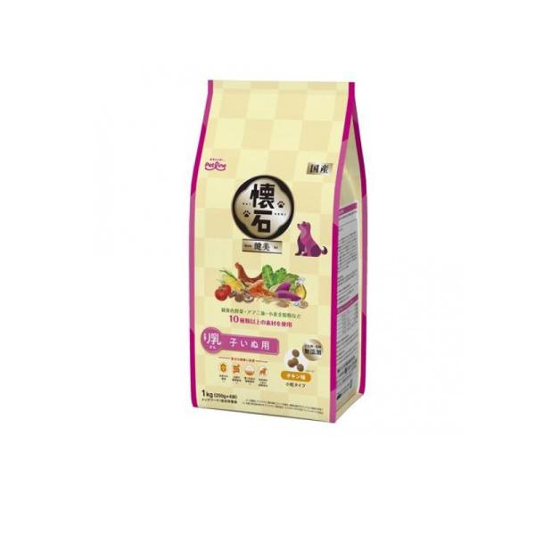 子いぬ用 り乳から 1kg ドッグフード ドライフード 子犬用 総合栄養食 チキン 健康維持 小分けパック 栄養バランス設計 懐石 健美