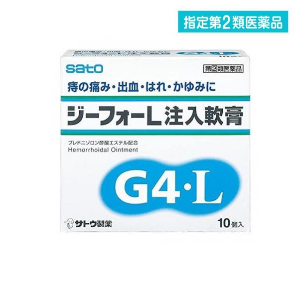 他サイト： 指定第２類医薬品 ジーフォーL注入軟膏 10個入 (1個)の商品画像