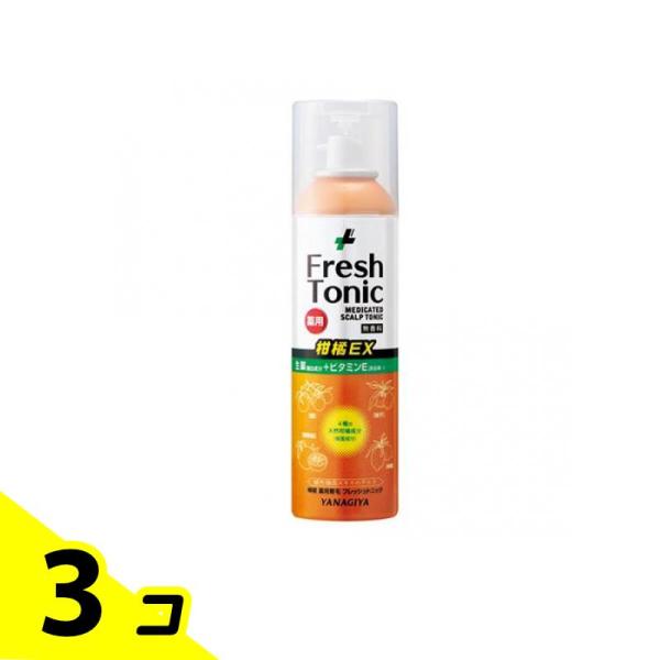 柳屋本店 柳屋 薬用育毛 フレッシュトニック 柑橘EX 無香料 190g 3個