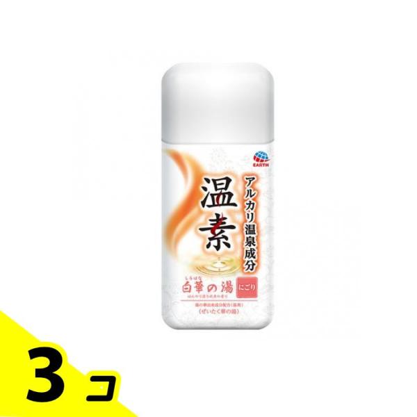 アース製薬 温素 白華の湯 600g 3個セット : みんなのお薬バリュー