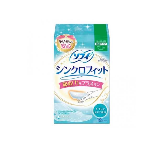 ソフィ シンクロフィット 12&24ピース 多い日の昼用普通タイプ 16&8個 unicharm（ユニチャーム） ソフィ シンクロフィット 多い日の昼用 普通