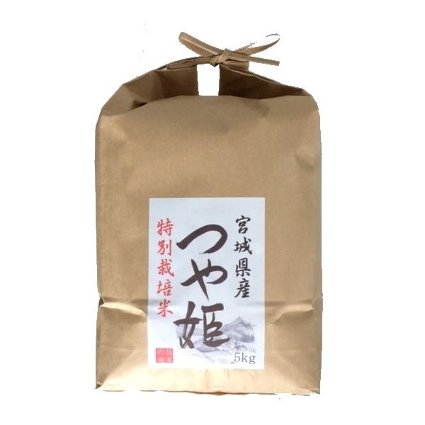 新米 米 お米 白米 5kg つや姫 宮城県産 特別栽培米 令和4年産 送料無料　