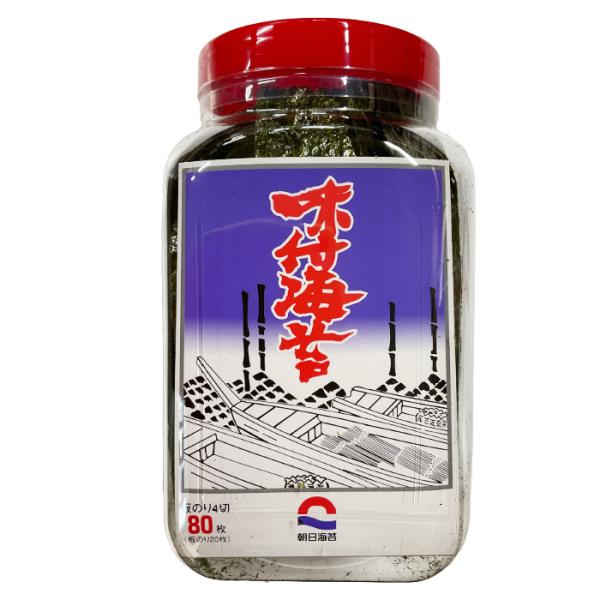 海苔 味付け海苔 朝日海苔 80枚入り 送料無料 （北海道・沖縄を除く）　