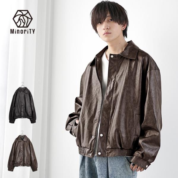 MinoriTY レザージャケット メンズ ジャケット おしゃれ