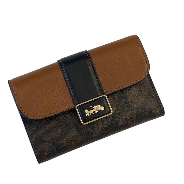 COACH（コーチ） ミディアム グレース ウォレット・シグネチャー