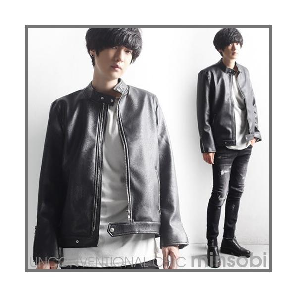 Puレザー ジャケットレザージャケット 合皮 メンズ 秋服 秋物