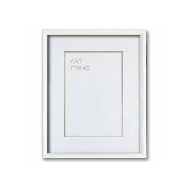 額装　一般額　額縁　ホワイトウッド　アクリル付　500×700(5070) ds-〔 木製額 〕 デッサン額 大衣サイズ 509×394mm ホワイト UVカット