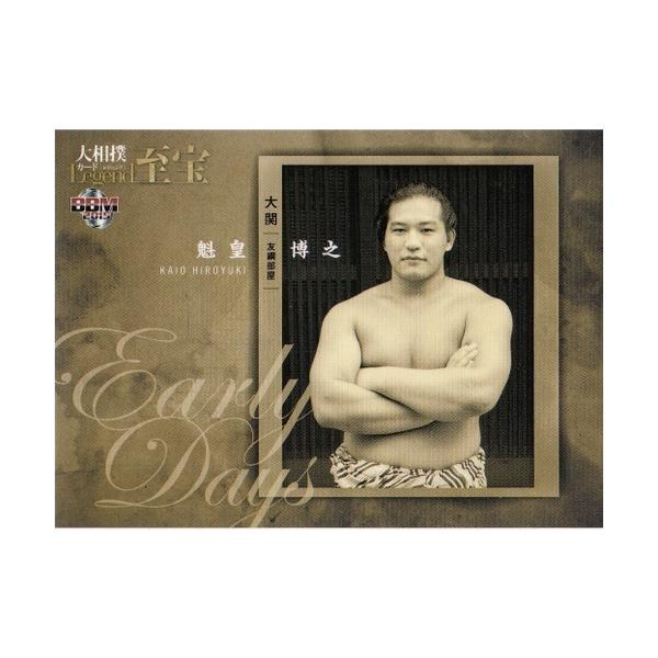 15BBM 大相撲カード LEGEND 至宝 Early Days #71 魁皇 博之 : スポーツ