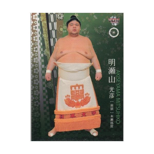 16BBM大相撲カード 彩 レギュラー #42 前頭 明瀬山 : スポーツ