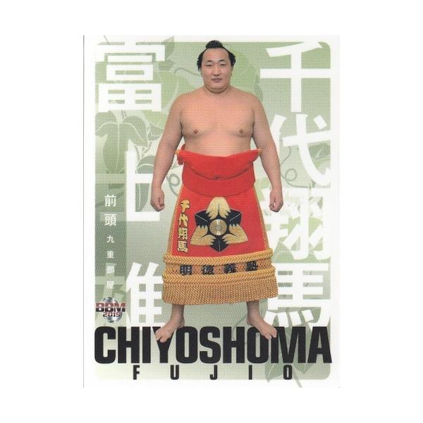 19BBM 大相撲カード 風 レギュラーカード #42 千代翔馬 富士雄