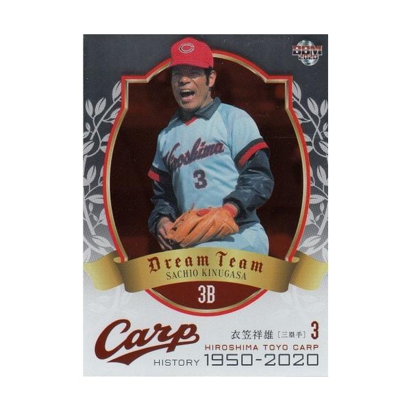 20BBM 広島東洋カープヒストリー 1950-2020 CDT07 衣笠祥雄 DREAM TEAM