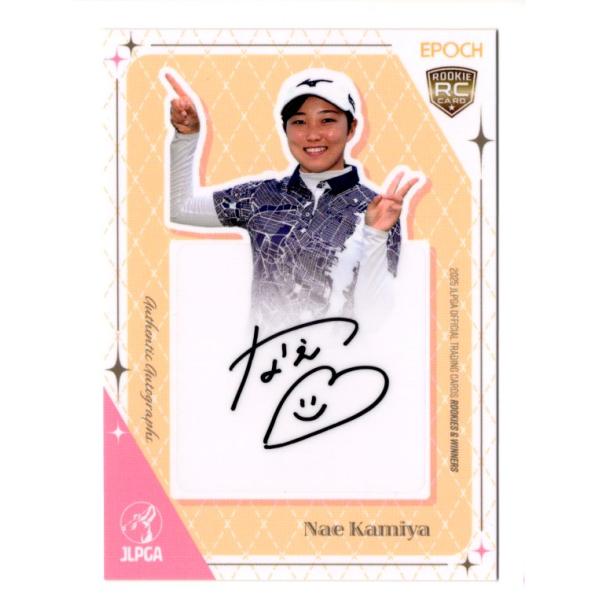 25EPOCH JLPGA 女子ゴルフ Rookies & Winners 神谷奈恵 直筆サイン