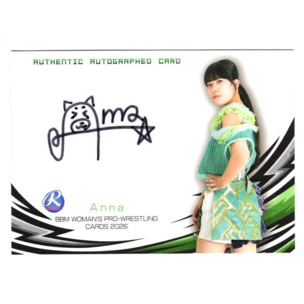 26BBM 女子プロレスカード Anna ルーキー 直筆サインカード 100枚限定