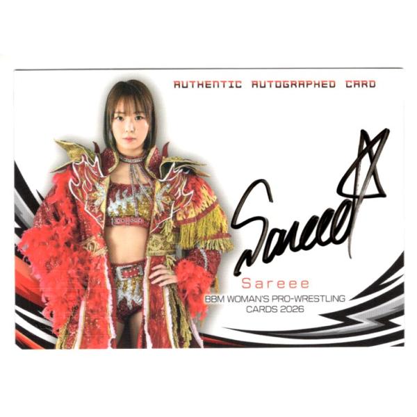 26BBM 女子プロレスカード Sareee 直筆サインカード 99枚限定