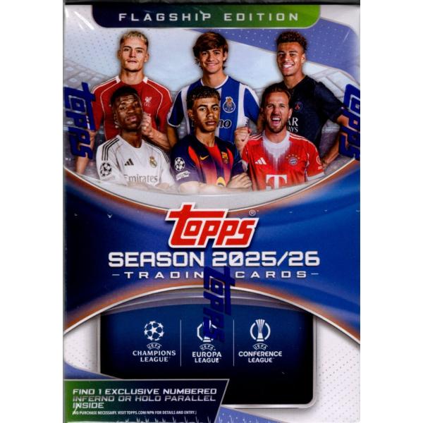 サッカーボックス 2025-26 TOPPS UCC FLAGSHIP EDITION VALUE BOX