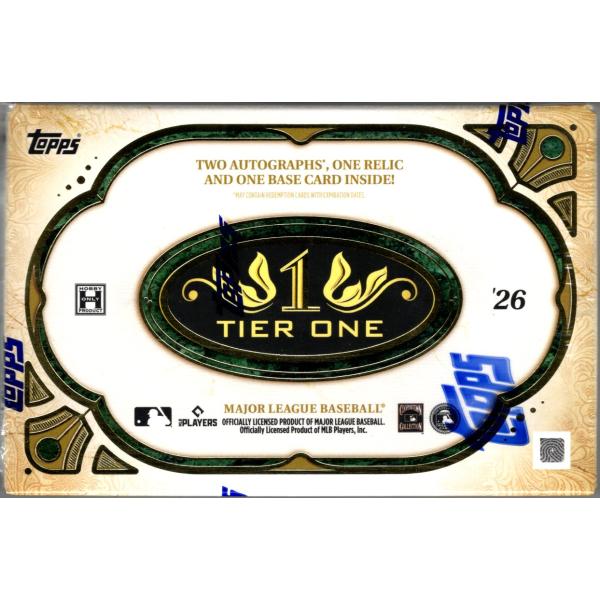 MLBボックス 2026 TOPPS TIER ONE : スポーツカードミント博多駅前店 