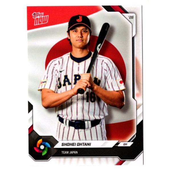 大谷翔平 2026 TOPPS NOW WBC TEAM JAPAN SET レギュラーカード JP01