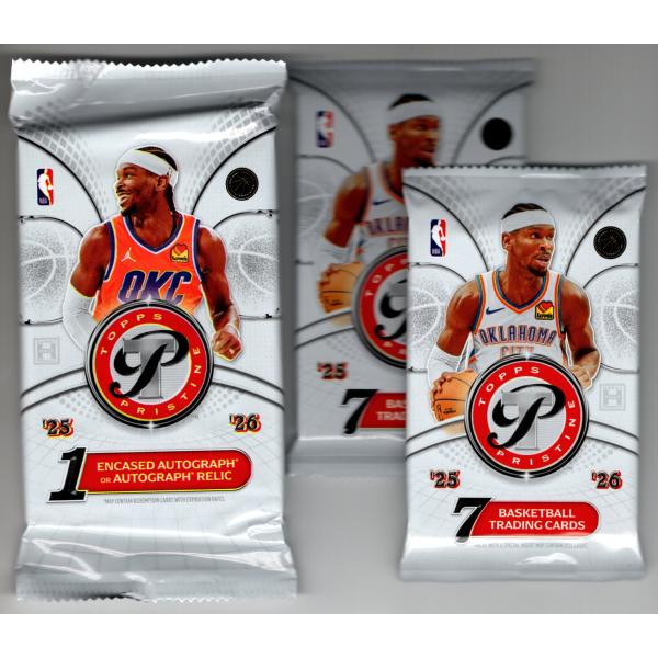 NBAパック 2026 TOPPS PRISTINE 3パックセット(ケース入直筆サイン
