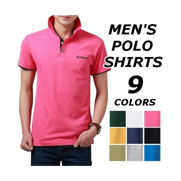 ポロシャツメンズ半袖おしゃれブランド無地柄黒半袖ポロシャツシャツトップス大きいサイズ春夏40代50代 Xkunany Pvxoh396 Minto 通販 Yahoo ショッピング