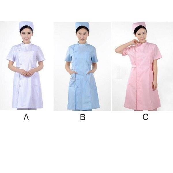 ナースウエア医用ワンピース白衣女性医療用作業着 服手術衣 オペ着看護介護 Xkundust Fswar635 Minto 通販 Yahoo ショッピング