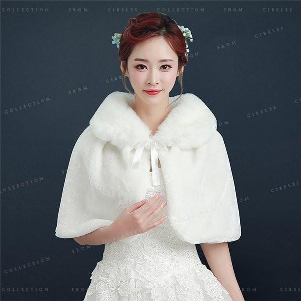 ショール花嫁レディースふんわりファーショールフェイクファーボレロ結婚式披露宴防寒お嫁さん花嫁ポンチョ Xkunsel Ltzkj703 Minto 通販 Yahoo ショッピング