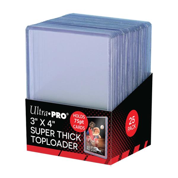 Ultra・PRO トップローダー 厚型カード用 75pt(約1.9mm)[25枚