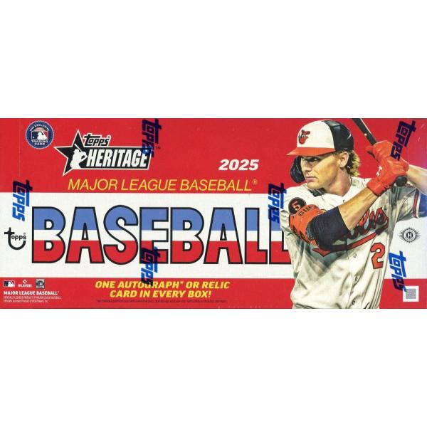 MLB 2025 TOPPS HERITAGE HOBBY[1ボックス] : カードショップMINT