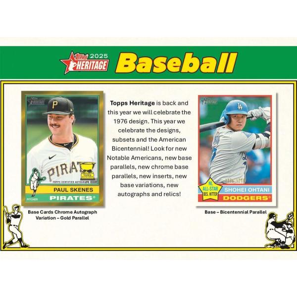 MLB 2025 TOPPS HERITAGE MEGA BOX : カードショップMINT - 通販 