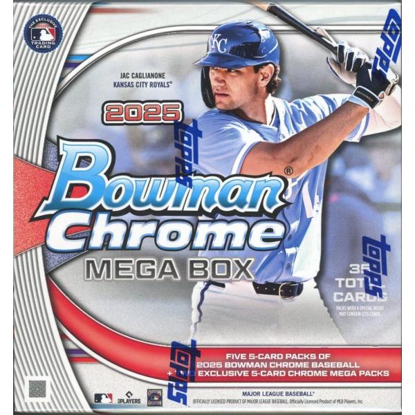 MLB 2025 TOPPS BOWMAN CHROME MEGA BOX[1個] : カードショップMINT