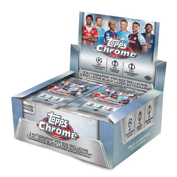 SOCCER 2025-26 TOPPS CHROME UCC JUMBO | サッカー 2025-26 トップス クローム UEFAクラブコンペティション ジャンボ[1ボックス]
