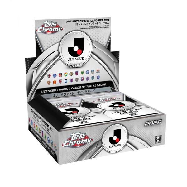 ◆予約◆TOPPS 2026 J LEAGUE CHROME[3ボックス]