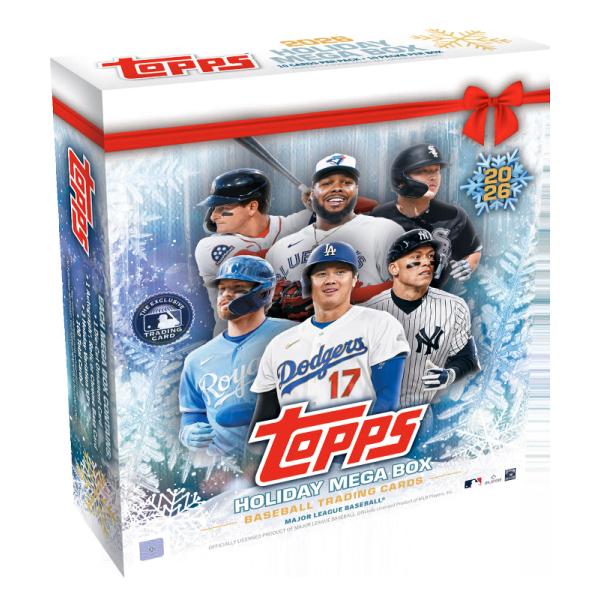 MLB 2026 TOPPS HOLIDAY MEGA BOX【購入制限4ボックスまで】 | 2026 トップス ホリデー ベースボール メガボックス[1ボックス]