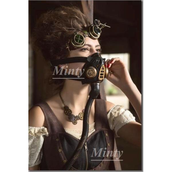 ミンティーmintyクラシカル レトロなスチームパンク アンティークカラーのガスマスク真鍮の歯車装飾付き030rq Bl Buyee Buyee Japanese Proxy Service Buy From Japan Bot Online