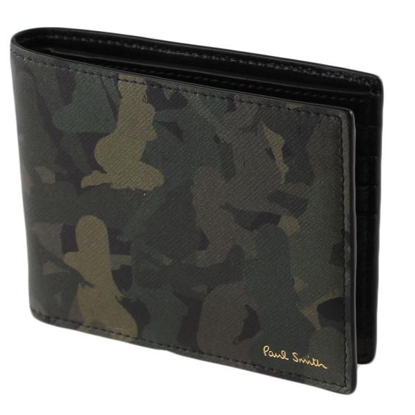 ポールスミス 財布 メンズ PAUL SMITH 二つ折り 4832/ANLCAM PR