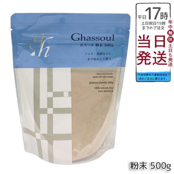 ナイアード ガスール 粉末 500g naiad ghassoul 洗顔料 泥パック 毛穴 クレイ 粘土パック フェイスパック 洗い流すパック シャンプー