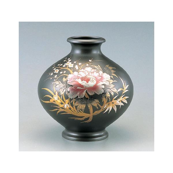 週間売れ筋 牡丹四君子 １２号 新寿形 高岡銅器 花器 花瓶 山本秀峰作 インテリア 一輪挿し 置き物 可愛い かわいい おしゃれ フラワーベース 飾り 花瓶 花台 Lncci La