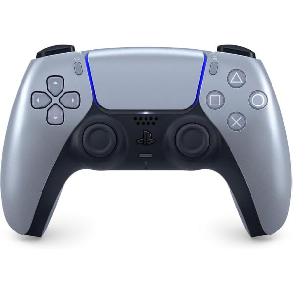 純正品 PS5 ワイヤレスコントローラー(DualSense) スターリング シルバー (CFI-ZCT1J08)