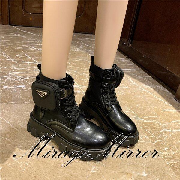 マーティンブーツ レディース 靴 厚底 ワークブーツ シューズ エンジニアブーツ ショートブーツ 韓国 通勤靴 通学靴 軽量 美脚 ブーツ お洒落 春 夏 秋 冬 Mirajyso0601 ミラージュミラー 通販 Yahoo ショッピング