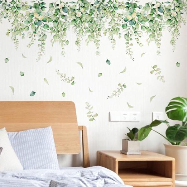 ウォールステッカー 葉 植物 北 欧 おしゃれ 剥がせる トイレ シール 装飾